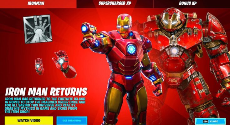 Iron Man di Fortnite